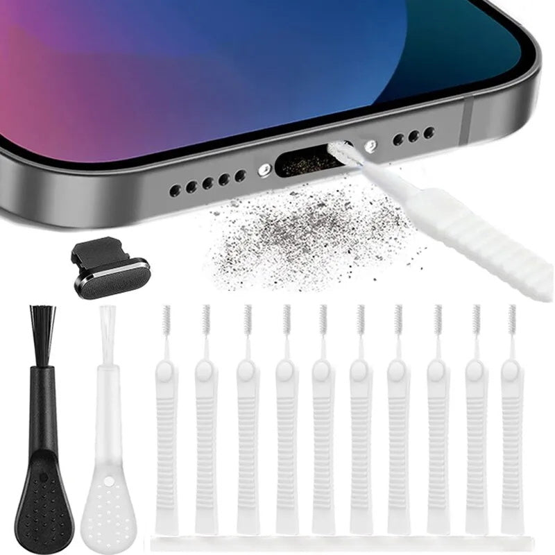 13-Pack Mobile Phone Speaker Dust Removal Cleaner Tool Kit Image 1
