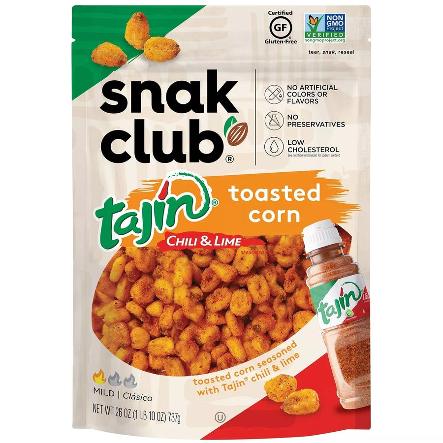 Snak Club Tajin Toasted Corn Club Size26 Ounce Image 1