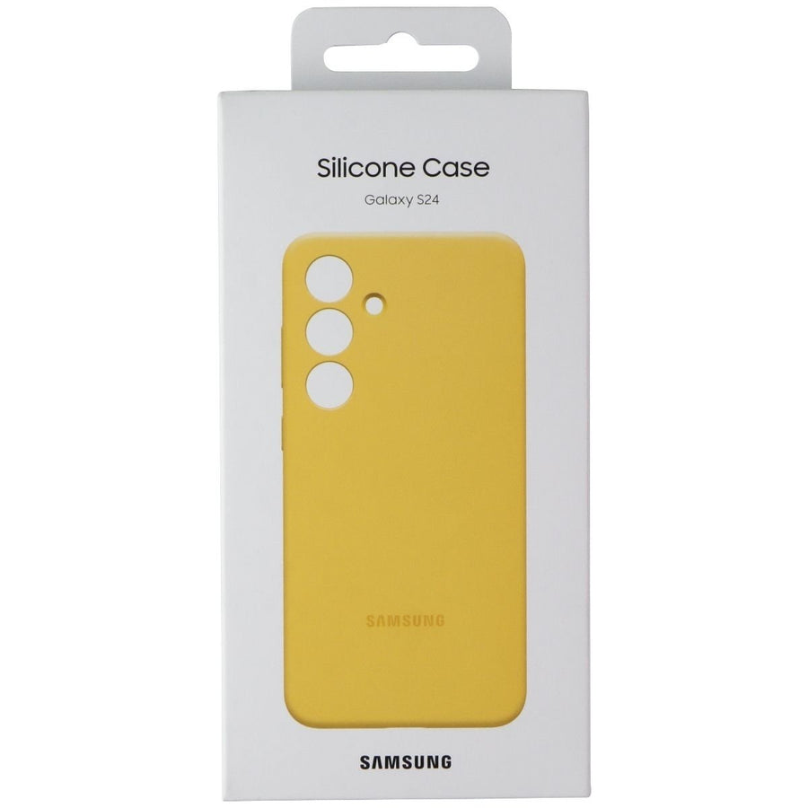 Samsung Official Silicone Case for Samsung Galaxy S24 - Yellow (EF-PS921TYE) Image 1