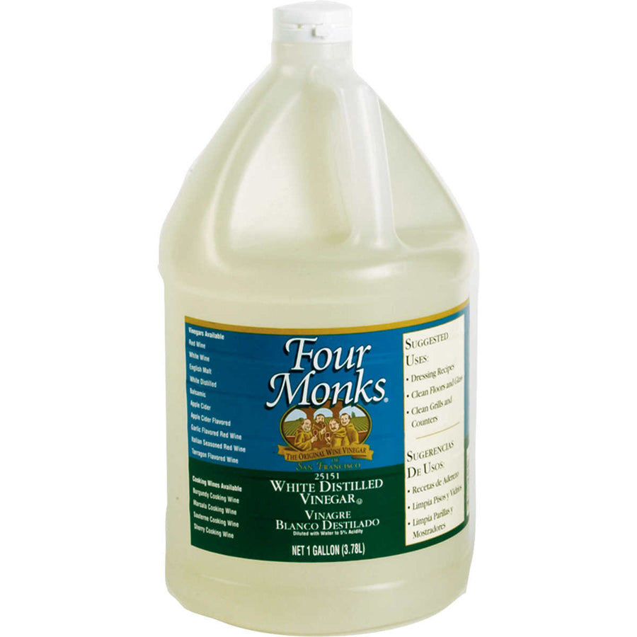 Four Monks Distilled White Vinegar1 Gallon (Pack of 2) Image 1