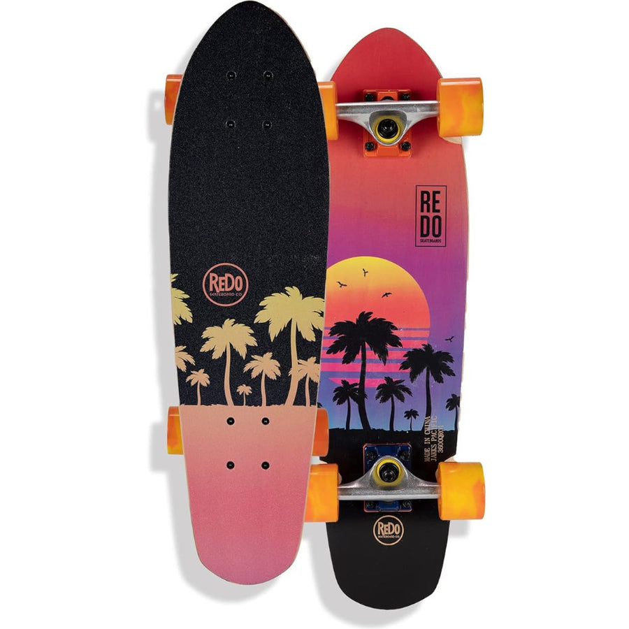 ReDo Skateboard Co. 26" Mini Branson - Sunset Palm- Image 1