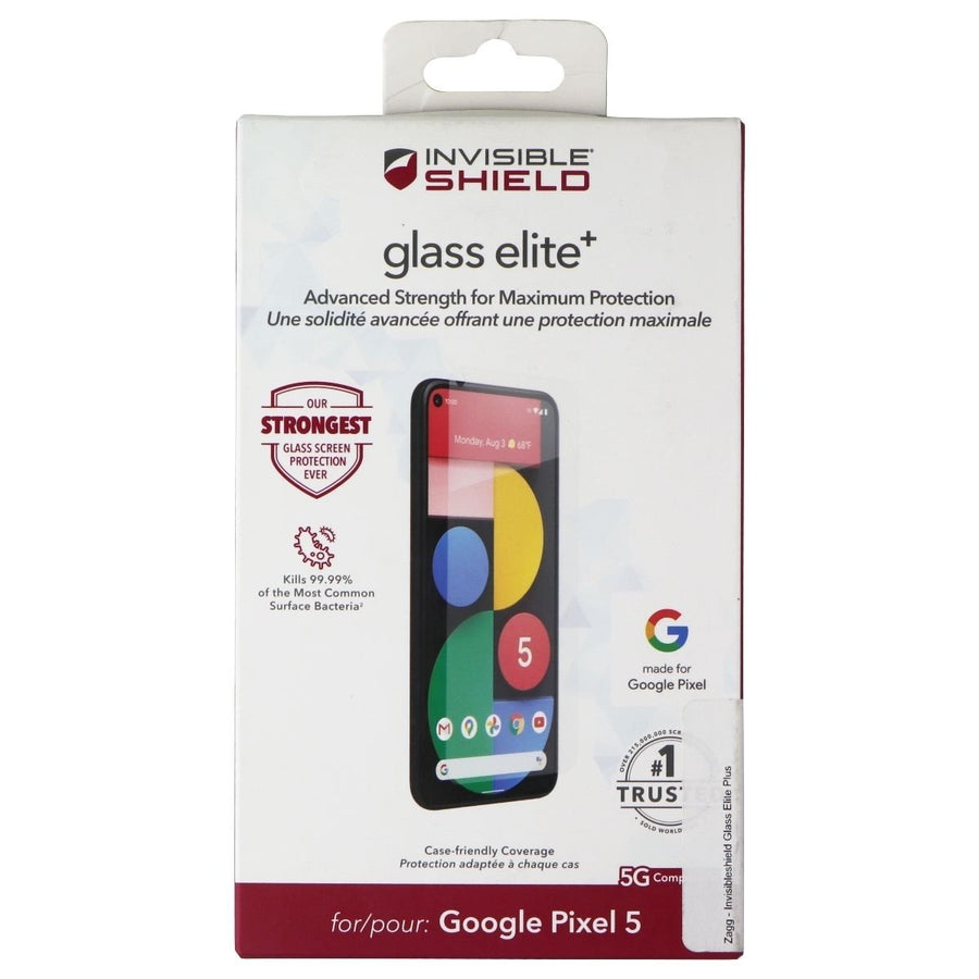 ZAGG (Glass Elite+) Screen Protector for Google Pixel 5 - Clear Image 1