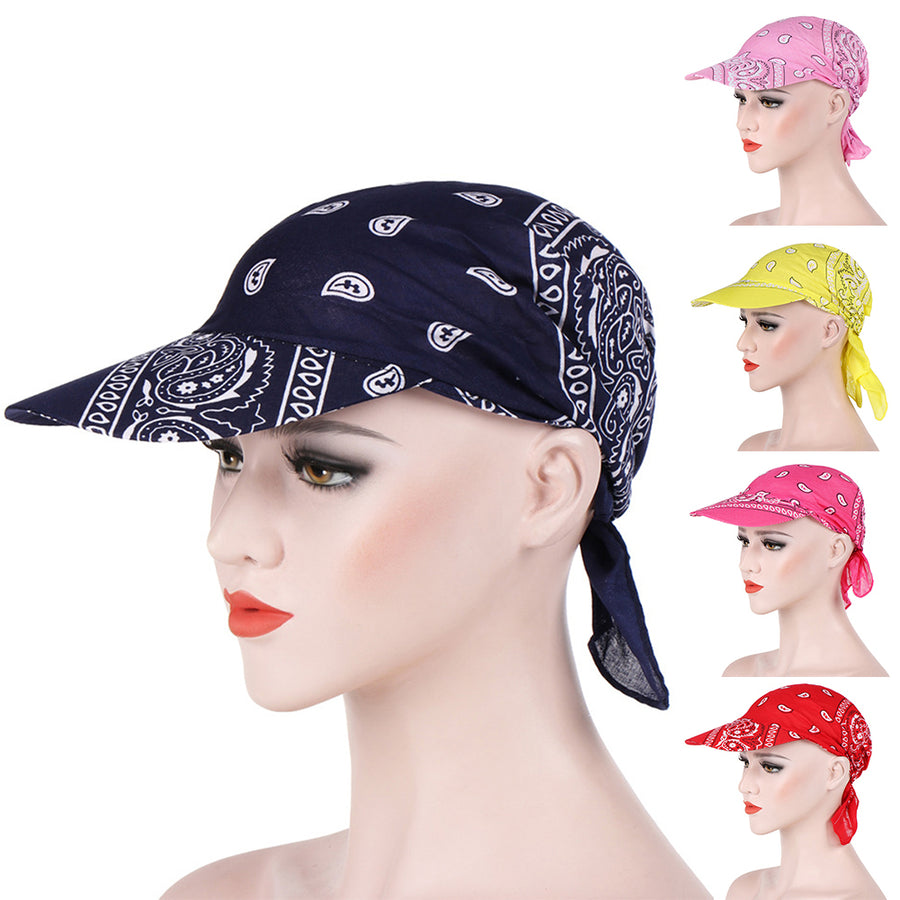 Creative Fashion Printed Womens Summer Sun Cap Cloth Kerchief Headscarf Hat Image 1