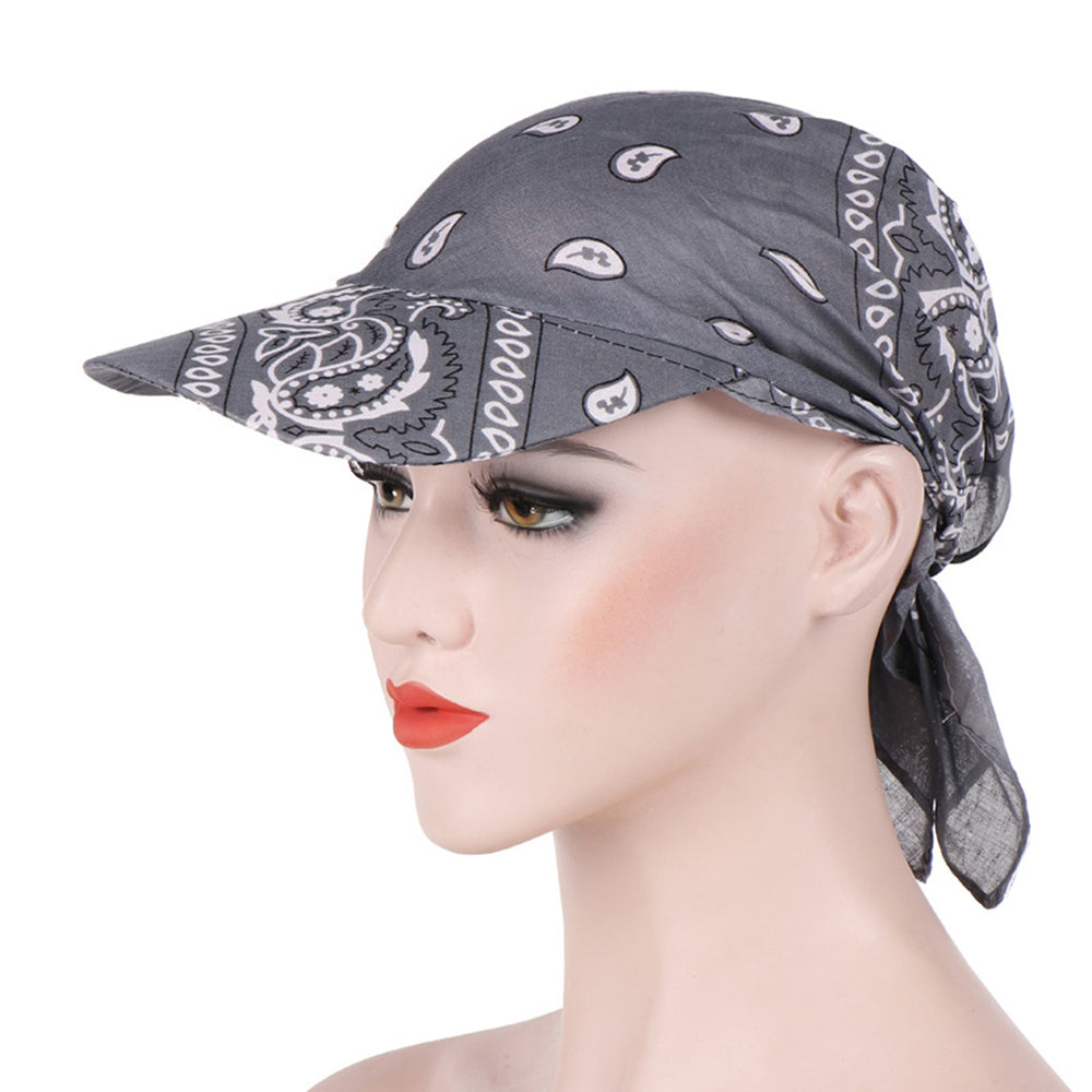 Creative Fashion Printed Womens Summer Sun Cap Cloth Kerchief Headscarf Hat Image 2