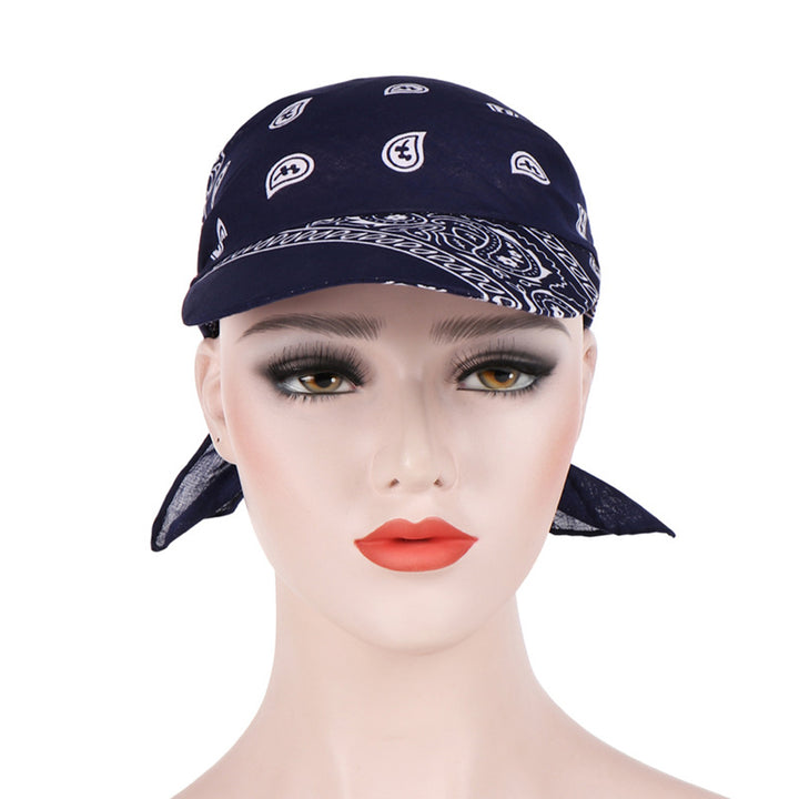 Creative Fashion Printed Womens Summer Sun Cap Cloth Kerchief Headscarf Hat Image 4