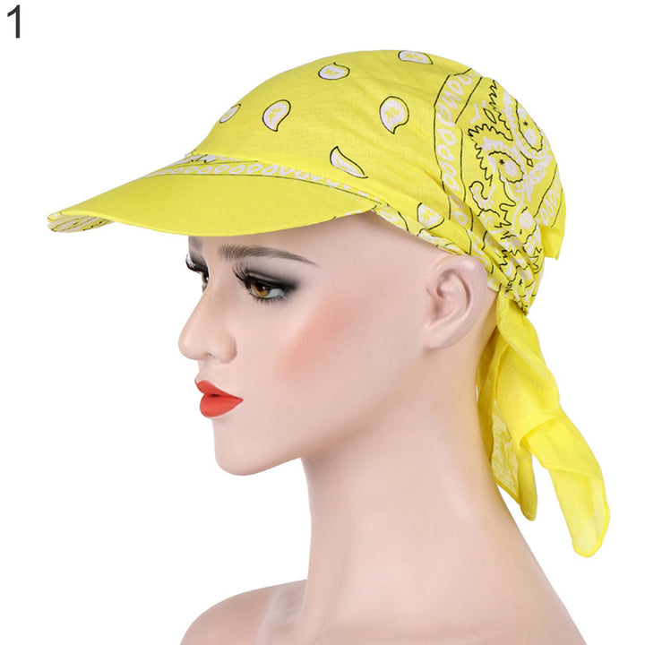 Creative Fashion Printed Womens Summer Sun Cap Cloth Kerchief Headscarf Hat Image 8