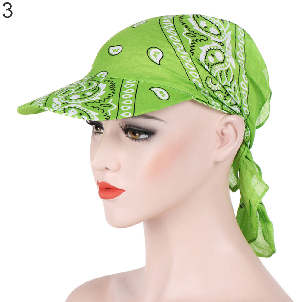 Creative Fashion Printed Womens Summer Sun Cap Cloth Kerchief Headscarf Hat Image 10