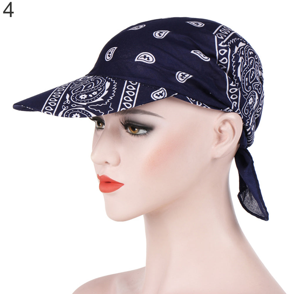 Creative Fashion Printed Womens Summer Sun Cap Cloth Kerchief Headscarf Hat Image 11