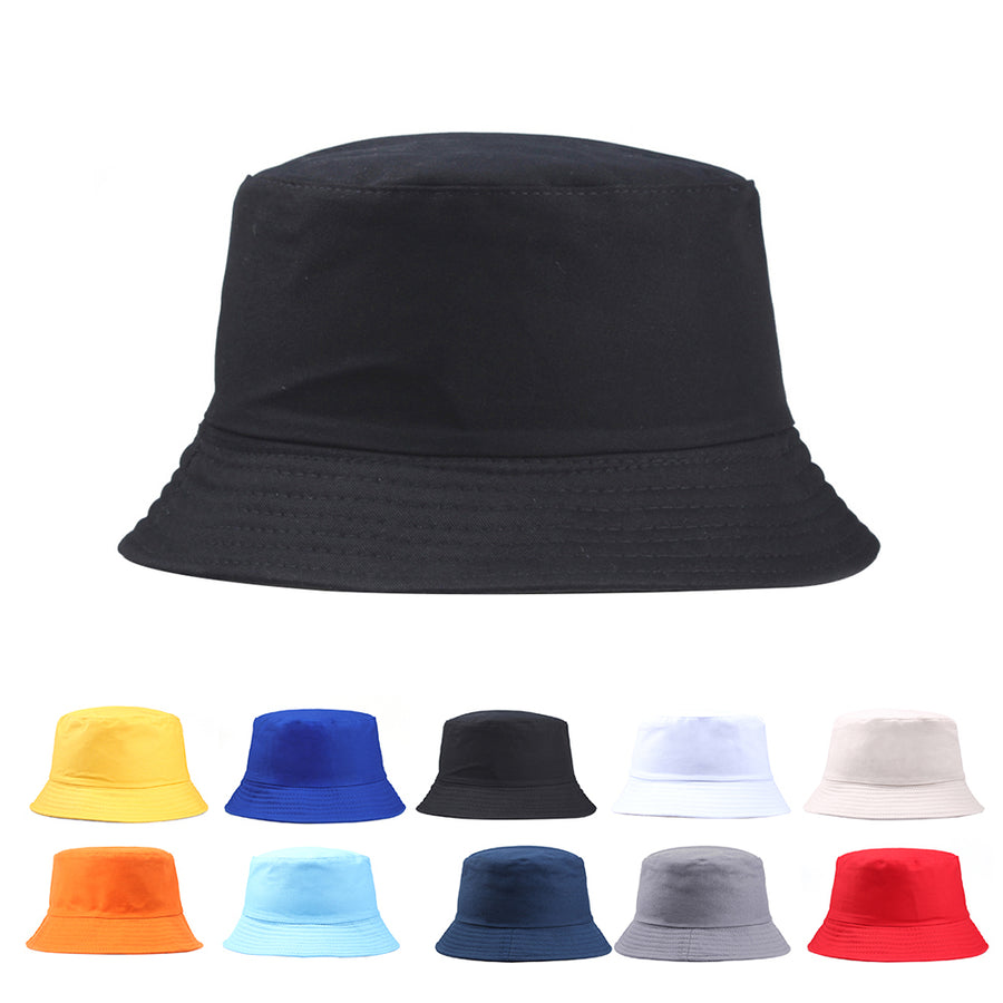 Bucket Hat Wide Brim Sun Protection Casual Style Fisherman Sun Hat Outdoor Men Women Bucket Cap for Vacation Image 1