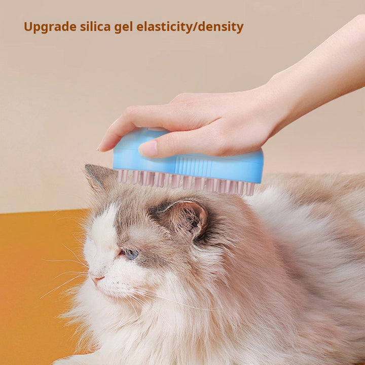 Pet Steamy Brush Cat Paw Shape Electric Steamer Spray Massage Brush Kitten Tangled Loose Hair Removal Grooming Tool Pet Image 4