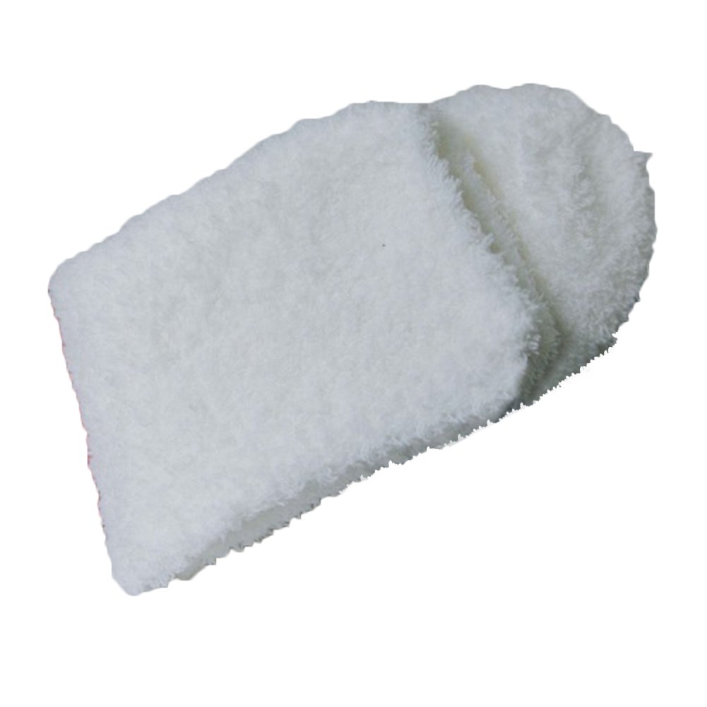 1 Pair Floor Socks Super Soft Ultra-thick Cotton Middle Tube Fluffy Autumn Winter Floor Socks for Home Image 1