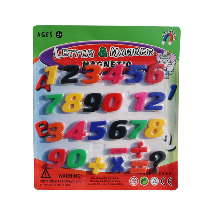 1 Set Fridge Magnets Waterproof Reusable Lightweight Learning Numbers Letters Magnetic Stickers  Birthday Gift Image 3