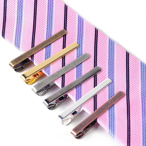 Fashion Men Metal Simple Necktie Tie Bar Clip Clasp Pin Business Accessory Gift Image 1