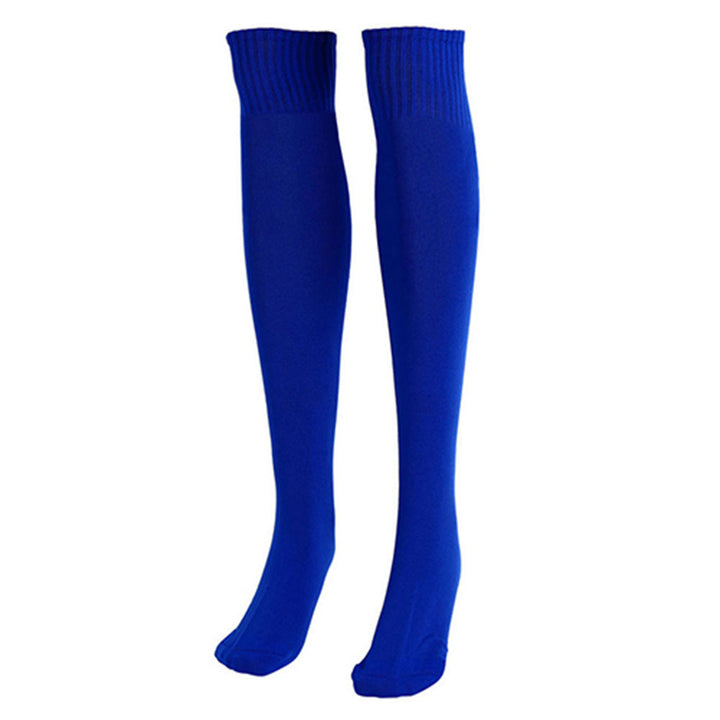 1 Pair Sports Socks Solid Color Anti-slide Spandex Anti-slide Knee Socks for Sports Image 4