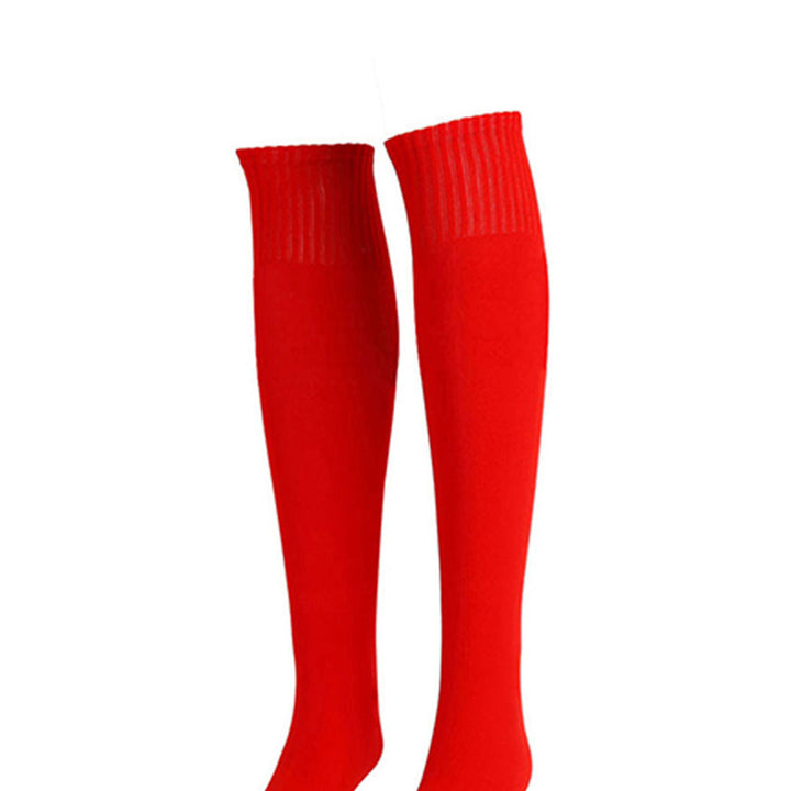 1 Pair Sports Socks Solid Color Anti-slide Spandex Anti-slide Knee Socks for Sports Image 10