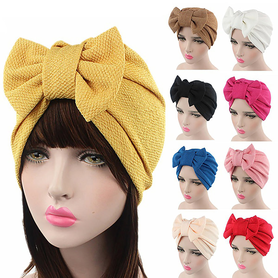 Hat Lovely Decorative Exquisite Womens Bowknot Turban for Women Image 1