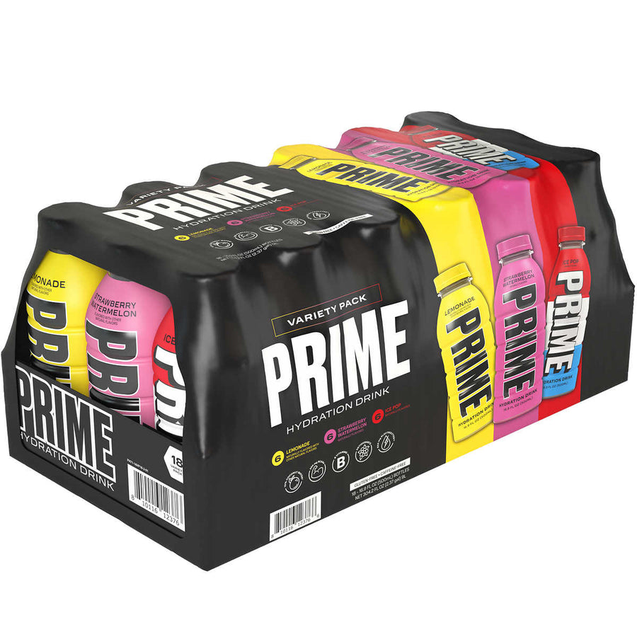Prime Hydration DrinkVariety Pack16.9 Fluid Ounce (Pack of 15) Image 1