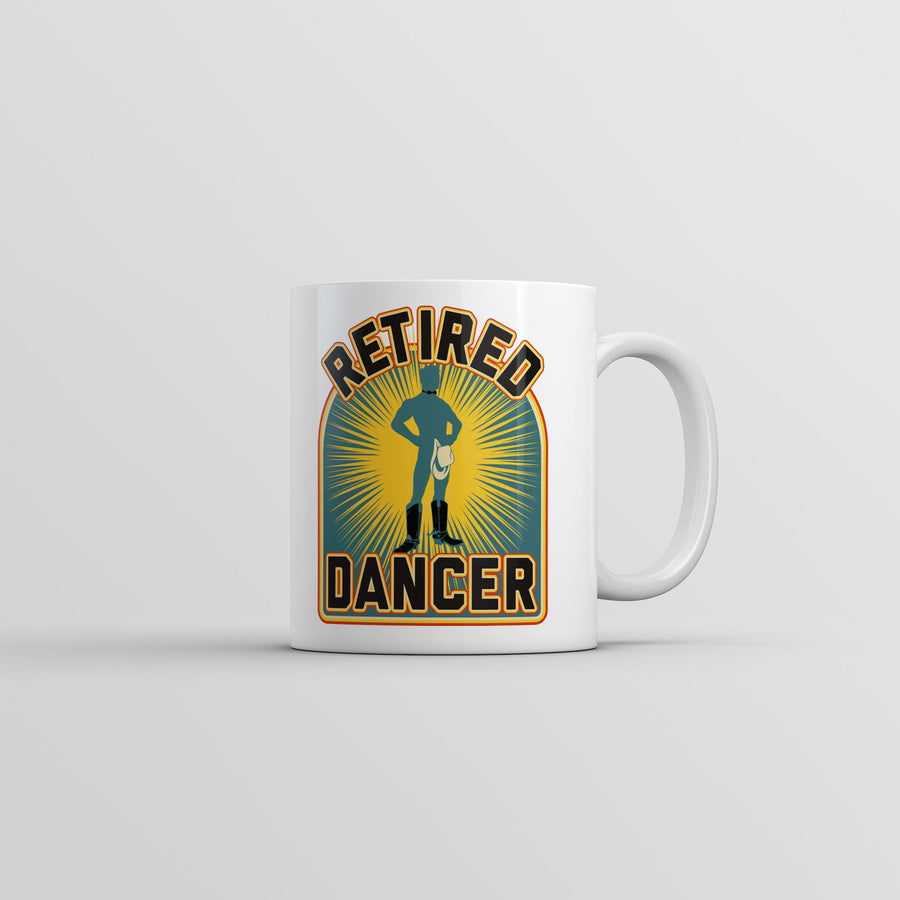 Retired Dancer Mug Funny Stripper Graphic Novelty Coffee Cup-11oz Image 1