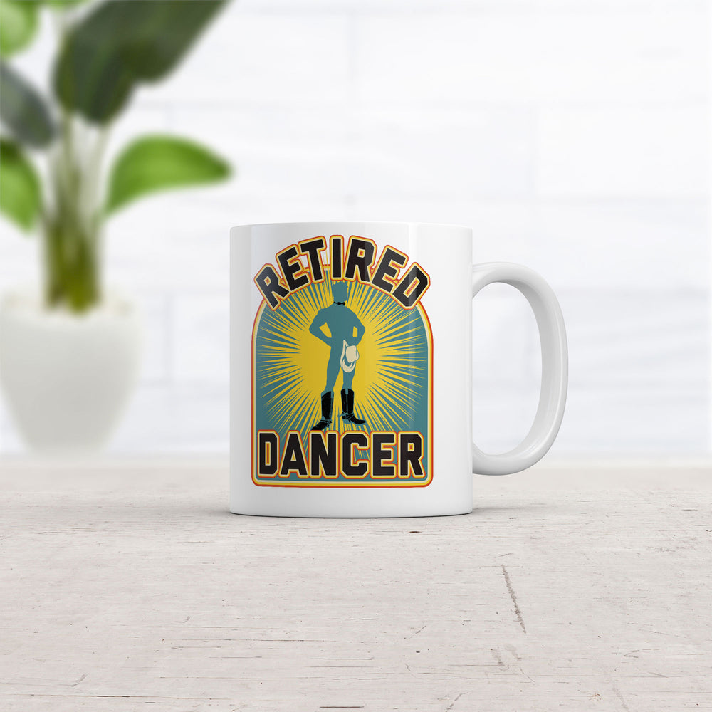Retired Dancer Mug Funny Stripper Graphic Novelty Coffee Cup-11oz Image 2