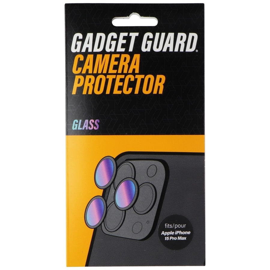 Gadget Guard Glass Camera Protector for iPhone 15 Pro Max - Black Image 1