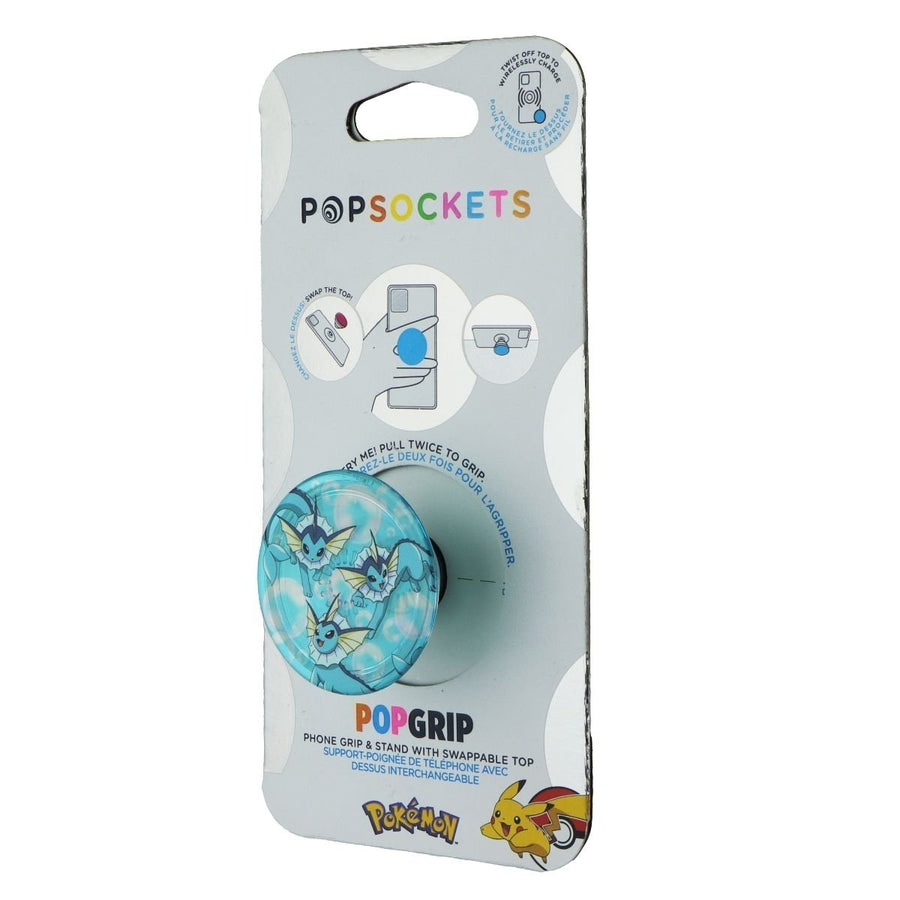 PopSockets PopGrip Swappable Grip and Stand - Vaporeon Bubbles Image 1