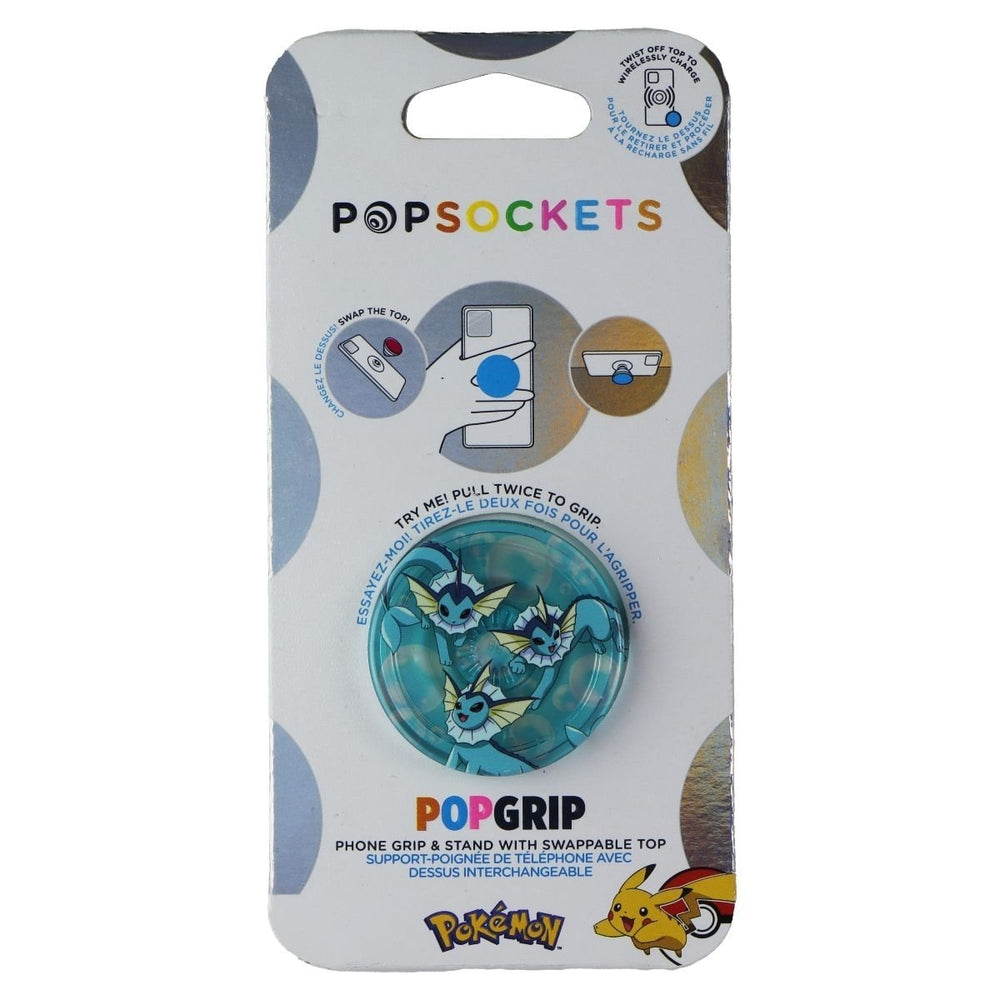 PopSockets PopGrip Swappable Grip and Stand - Vaporeon Bubbles Image 2