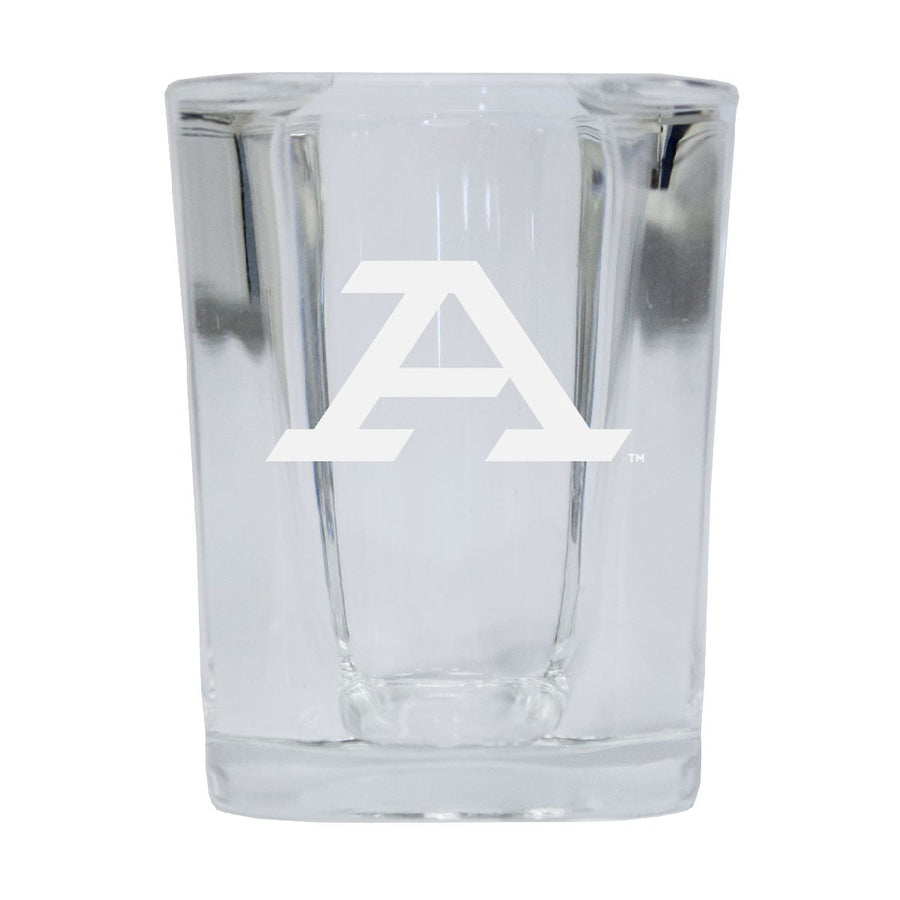 Akron Zips NCAA Collectors Edition 2oz Square Shot Glass - Laser Etched Logo Image 1