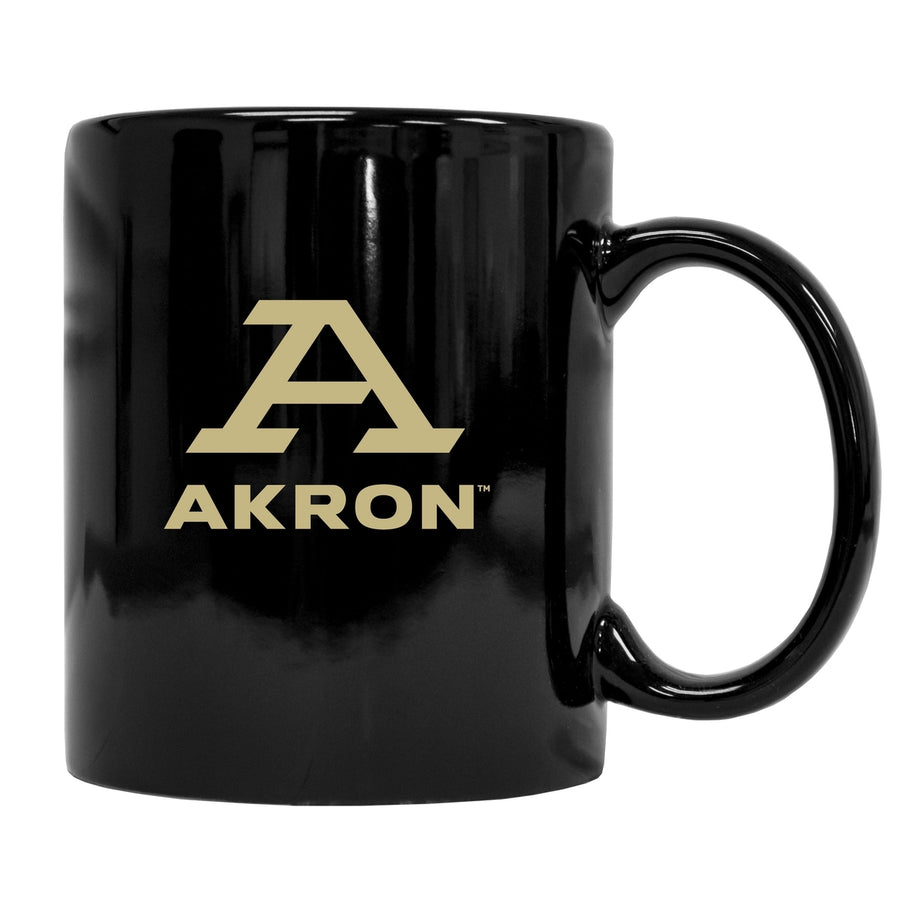 Akron Zips Black Ceramic NCAA Fan Mug 2-Pack (Black) Officially Licensed Collegiate Product Image 1