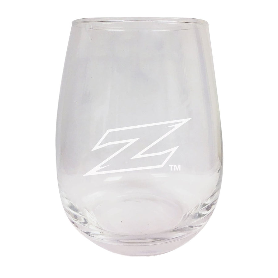 Akron Zips NCAA 15 oz Laser-Engraved Stemless Wine Glass - Perfect for Alumni and Fans Image 1