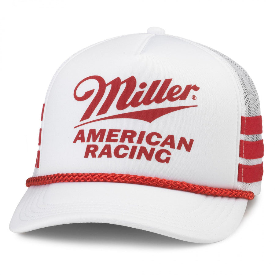 Miller High Life Talladega American Racing Snapback Hat Image 1