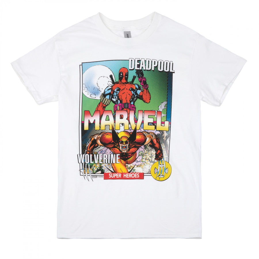 Deadpool and Wolverine Comic Panels T-Shirt Image 1