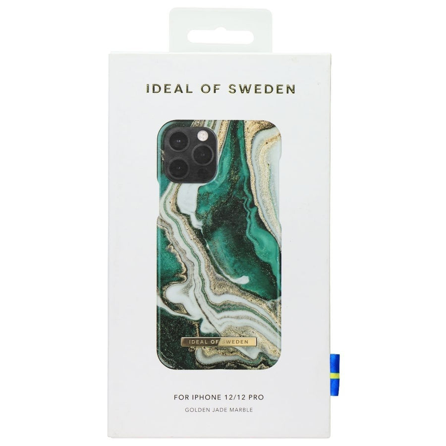iDeal of Sweden Printed Case for Apple iPhone 12 Pro and 12 - Golden Jade Marble (Refurbished) Image 1