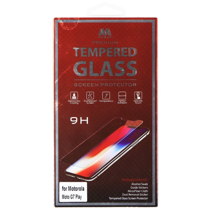 MyBat Premium Tempered Glass Screen Protector for Motorola Moto G7 Play - Clear (Refurbished) Image 1