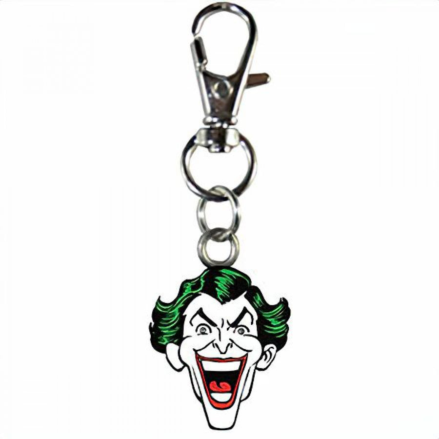 The Joker Retro Art Rubber Keychain Image 1