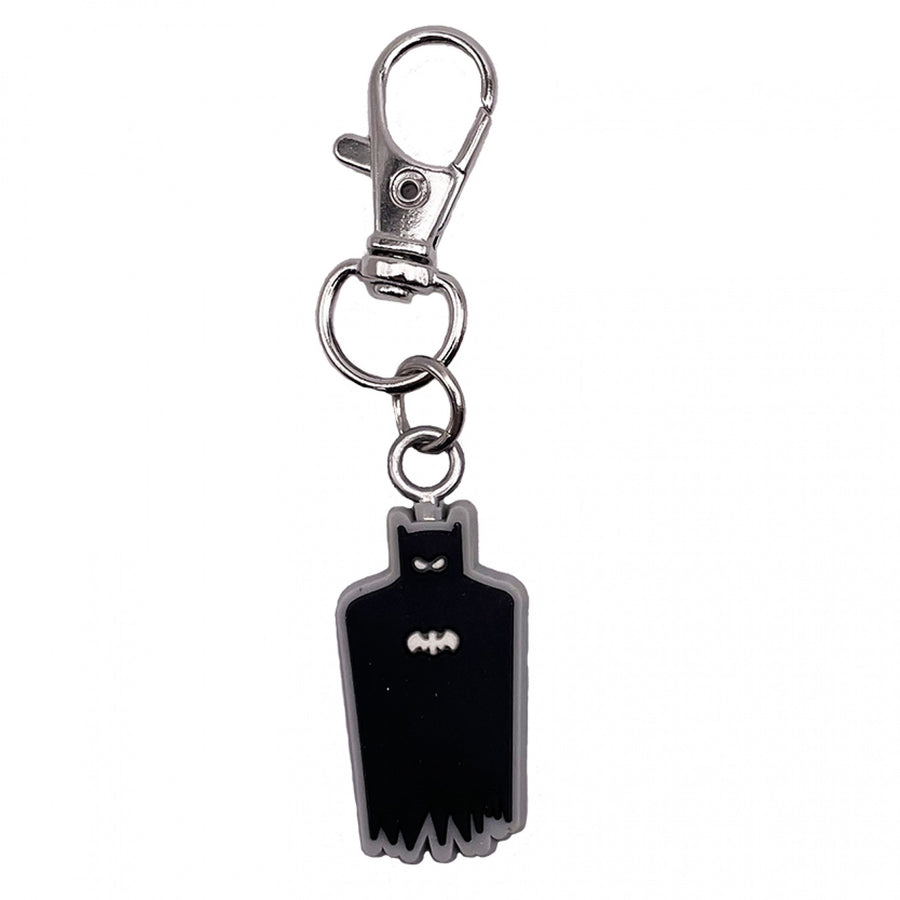 Batman Silhouette Rubber Keychain Image 1