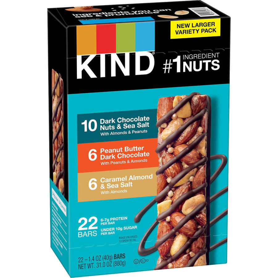 KIND Nut BarVariety Pack1.4 Ounce (Pack of 22) Image 1