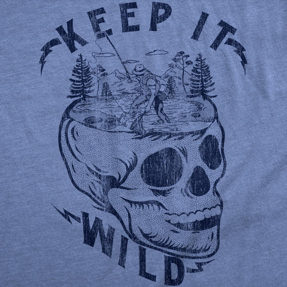 Mens Funny T Shirts Keep It Wild Sarcastic Nature Graphic Tee For Men Image 2