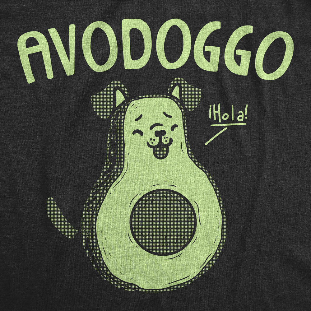 Womens Avodoggo Funny T Shirt Cute Puppy Graphic Tee For Ladies Image 2
