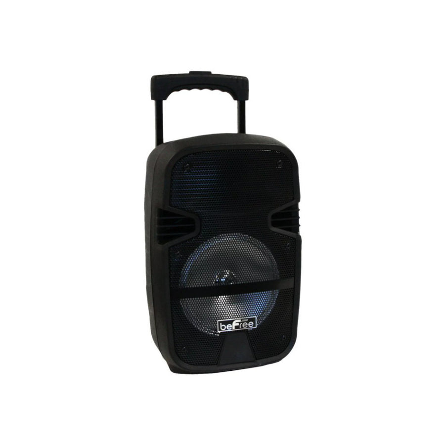 beFree Sound 8" 400W Bluetooth Portable Party PA Speaker System with Wireless Microphone- Image 1