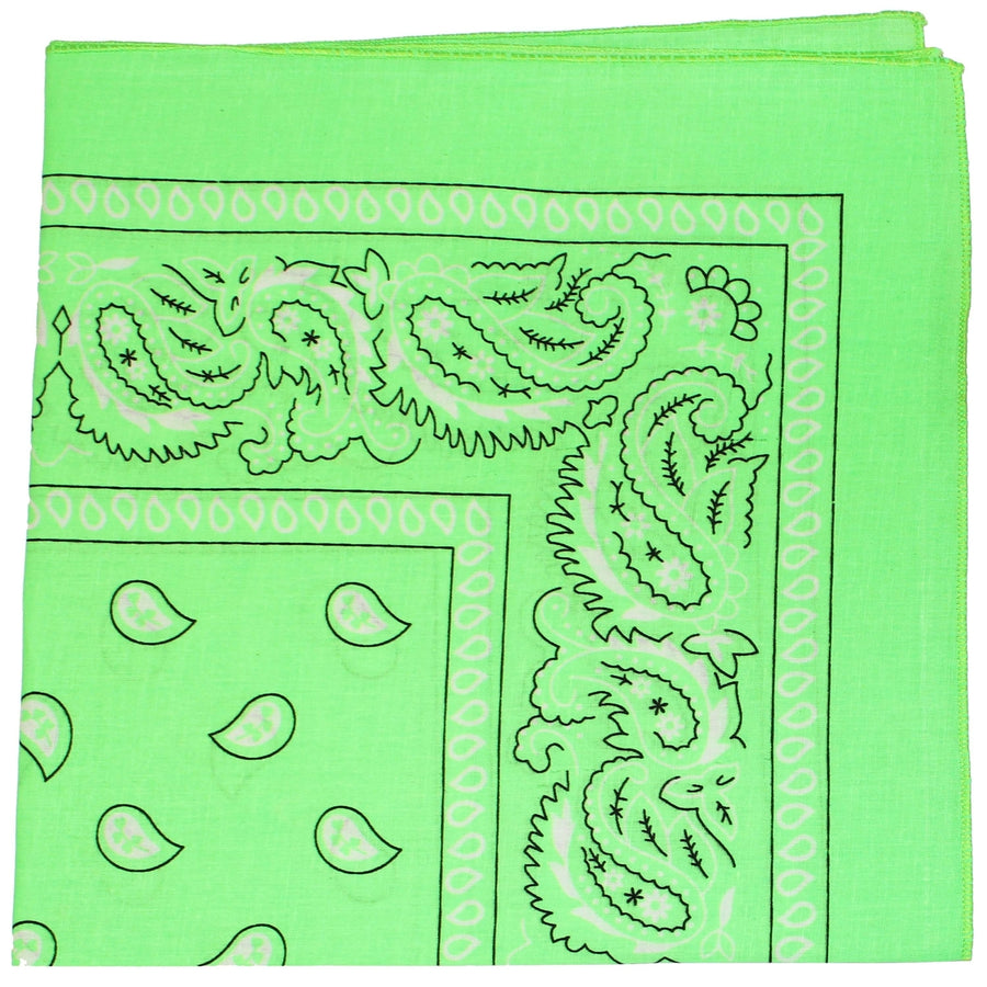 Daily Basic Rave and Festival Bandanas in Bulk - Neon and Cotton for Comfort - 30 Pack Image 1
