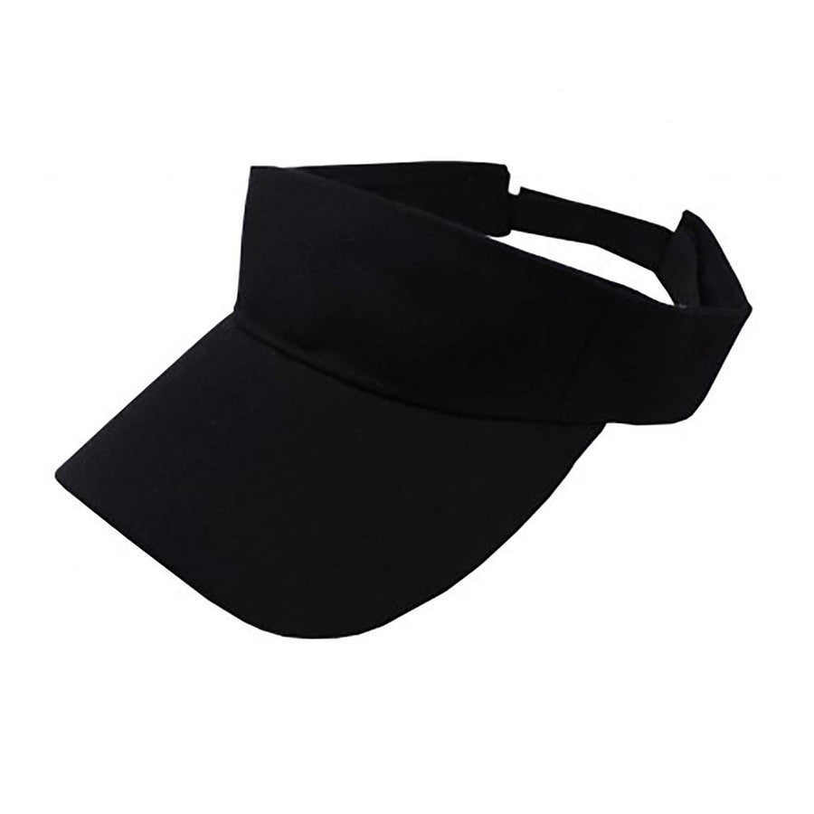 12 Pack Sun Visor Adjustable Cap Hat Athletic Wear - One Dozen Image 1