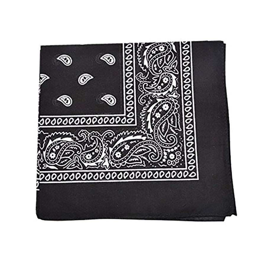 Pack of 36 XL Non Fading Paisley Polyester Bandanas 27 x 27 In - Bulk Wholesale Image 1