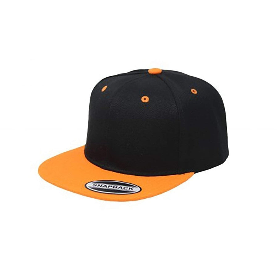 Pack of 6 Snapback Cap Hat Flatbrim Adjustable in Bulk Image 1