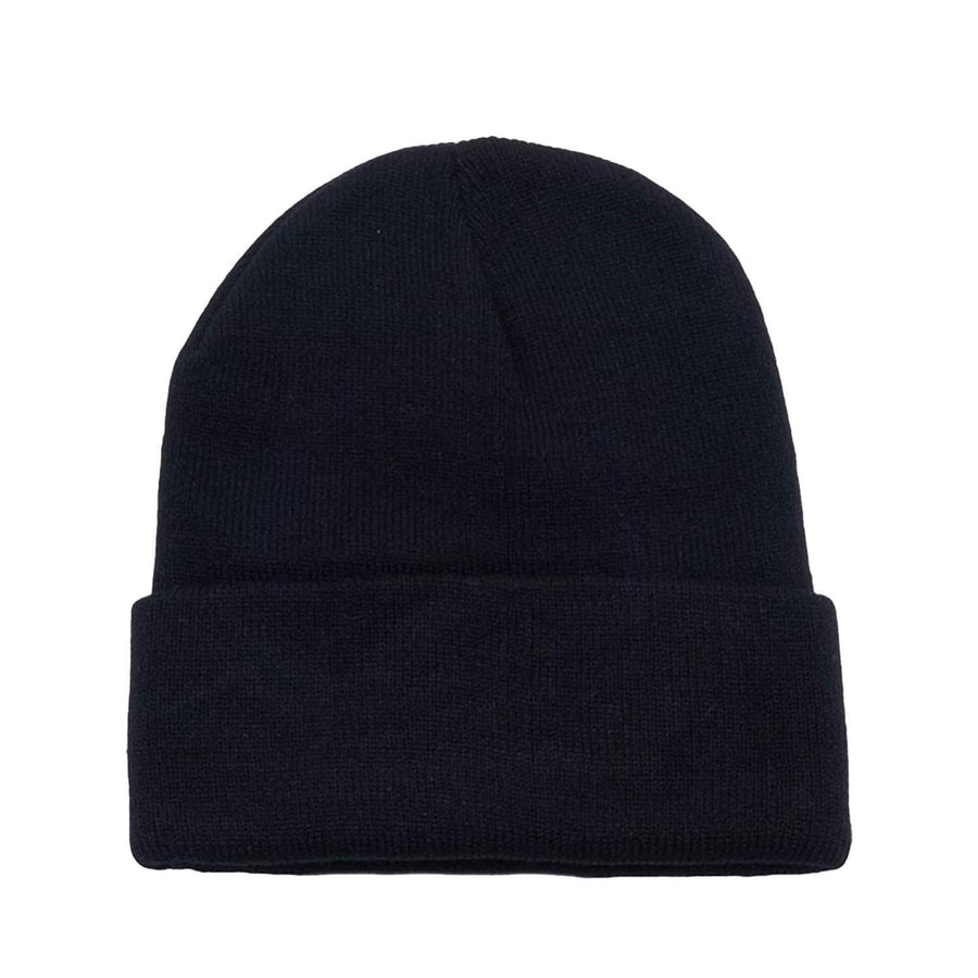 Solid Long Cuffed Beanie Skullies for Men and Women Image 1
