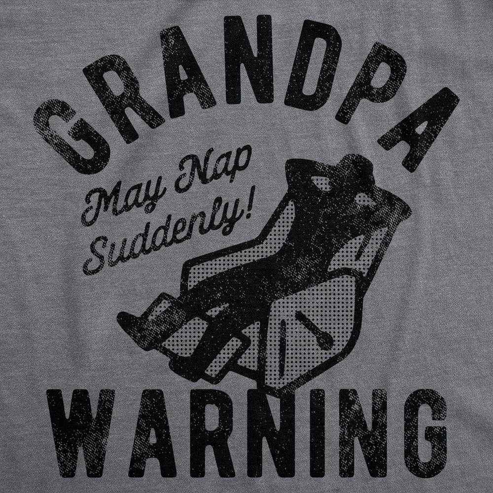 Mens Funny T Shirts Grandpa Warning Sarcastic Fathers Day Tee For Men Image 2