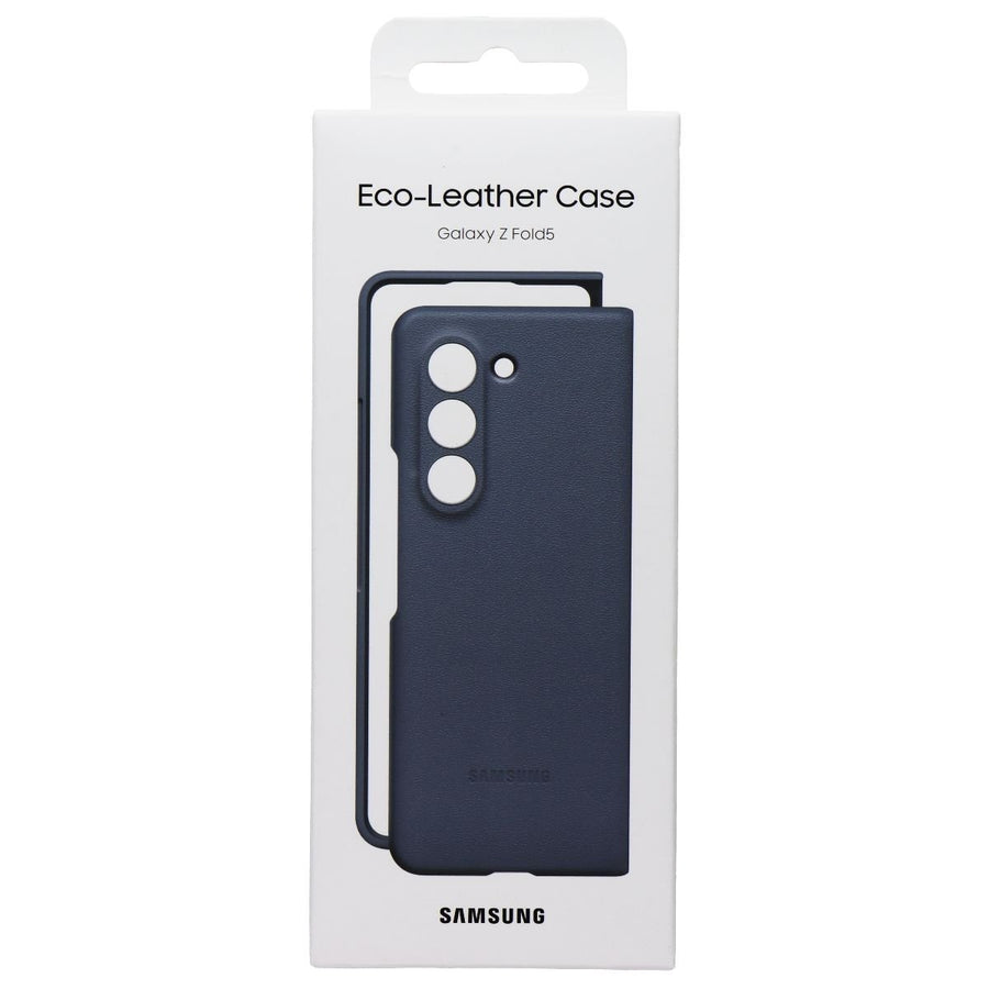 Samsung Eco-Leather Case for Galaxy Z Fold5 - Icy Blue Image 1