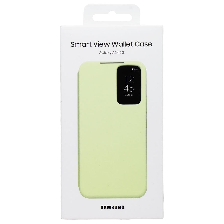Samsung Smart View Wallet Case for Samsung Galaxy A54 (5G) - Lime Image 1
