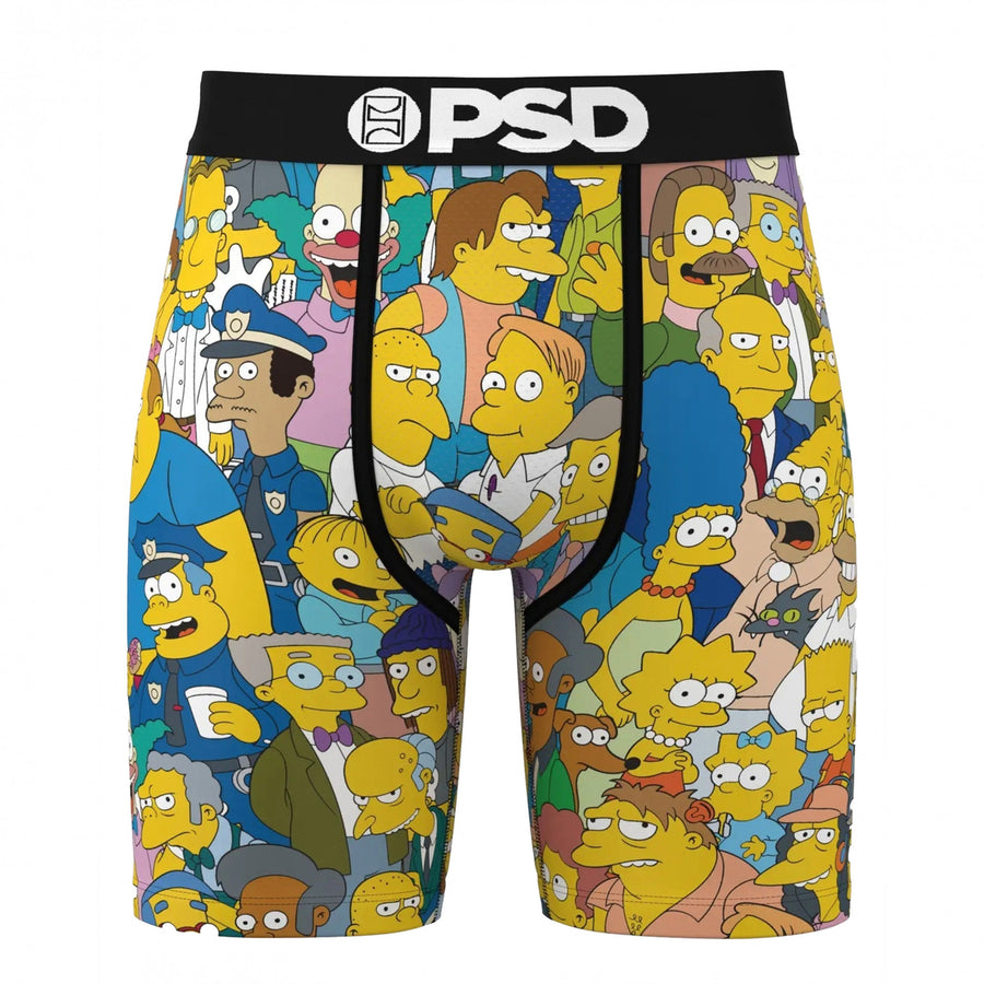 The Simpsons Full Cast PSD Boxer Briefs Image 1