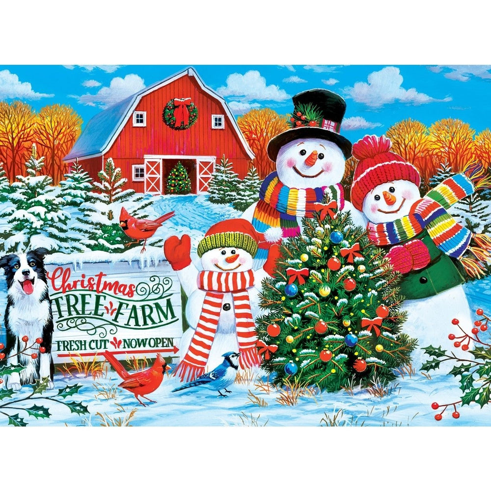 Holiday Glitter - On the Tree Farm 100 Piece Jigsaw Puzzle Image 2
