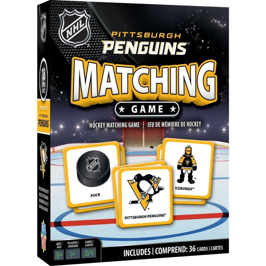 Pittsburgh Penguins Matching Game Image 1